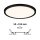 VariFit LED Einbaupanel Dim to Warm Areo IP44 rund 230mm  16W 1500lm 3 Step Dim to warm Schwarz dimmbar