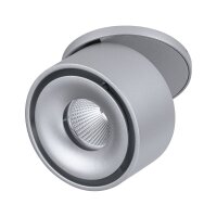 LED Einbauleuchte Spircle    rund 78mm   8W 550lm 230V  3000K Chrom matt