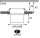 LED Einbauleuchte 3-Step-Dim Gil Coin   IP44 rund 68mm  Coin 6W 470lm 230V dimmbar 2700K Weiß matt, Schwarz matt