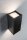 LED Wandleuchte Flame  IP44 eckig 102x220mm 3000K 2x5,8W 2x540lm 230V 105° Anthrazit Aluminium