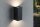 LED Wandleuchte Flame  IP44 eckig 102x220mm 3000K 2x5,8W 2x540lm 230V 105° Anthrazit Aluminium