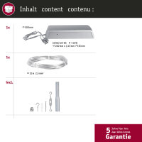 CorDuo Seilsystem Basisset    max. 60W   230/12V Chrom matt