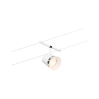 CorDuo Seilsystem Cone Basisset GU5,3  max. 5x10W   230/12V Weiß matt, Chrom