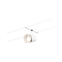 CorDuo Seilsystem Cone Einzelspot GU5,3  max.10W   12V Weiß matt, Chrom