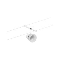 CorDuo Seilsystem Cone Einzelspot GU5,3  max.10W   12V Weiß matt, Chrom