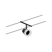 CorDuo Seilsystem Cone Basisset GU5,3  max. 5x10W 230/12V Schwarz matt, Chrom