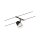 CorDuo Seilsystem Cone Basisset GU5,3  max. 5x10W 230/12V Schwarz matt, Chrom