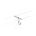 CorDuo LED Seilsystem Frame Basisset  5x280lm 5x4,8W 3000K  230/12V Chrom matt, Chrom