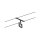 CorDuo LED Seilsystem Frame Basisset  5x280lm 5x4,8W 3000K  230/12V Schwarz matt, Chrom