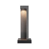 LED Pollerleuchte Concrea  IP65  450mm 3000K 6,8W 200lm 230V  Schwarzer Sandstein  Beton
