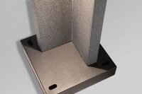 LED Pollerleuchte Concrea  IP65  450mm 3000K 6,8W 200lm 230V  Schwarzer Sandstein  Beton