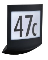 LED Außenwandleuchte Padea Dämmerungssensor  seewasserresistent IP44  198x252mm 3000K 8,5W 550lm 230V  Anthrazit Kunststoff