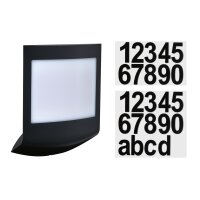 LED Außenwandleuchte Padea Dämmerungssensor  seewasserresistent IP44  198x252mm 3000K 8,5W 550lm 230V  Anthrazit Kunststoff