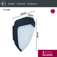 LED Außenwandleuchte Smart Home Zigbee 3.0 Ikosea...