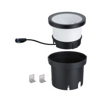 Plug & Shine LED Wandfluter Ocos Einzelleuchte  IP67 3000K 6,1W   Anthrazit