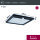 LED Außenpanel Lamina Backlight Dämmerungsgesteuerter Bewegungsmelder (IR) insektenfreundlich IP44 eckig 250x250mm Tunable Warm 14W 920lm 230V  Schwarz Kunststoff