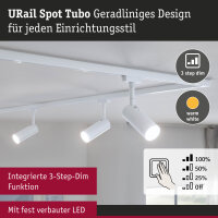 URail Schienenspot 3-Step-Dim Tubo Einzelspot  150lm 4W...