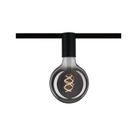 URail Schienenspot Socket Einzelspot E27  max. 20W  dimmbar 230V Schwarz
