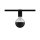 URail Schienenspot Socket Einzelspot E27  max. 20W  dimmbar 230V Schwarz