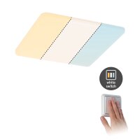 VariFit LED Einbaupanel Veluna IP44 eckig 215x215mm  17W 1300lm White Switch Transparent