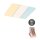 VariFit LED Einbaupanel Veluna IP44 eckig 215x215mm  17W 1300lm White Switch Transparent