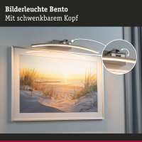 LED Bilderleuchte Bento 3000K 520lm 230V 10W  Alu gebürstet