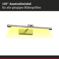 LED Bilderleuchte Mingo   3000K 510lm 230V 9,5W  Altmessing