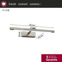 LED Bilderleuchte Mingo   3000K 510lm 230V 9,5W  Altmessing