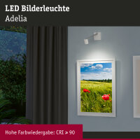LED Bilderleuchte Adelia   2700K 370lm 24V 4,5W dimmbar Alu gebürstet