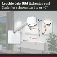 LED Bilderleuchte Adelia   2700K 370lm 230/24V 4,5W dimmbar Alu gebürstet