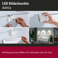 LED Bilderleuchte Adelia   2700K 370lm 230/24V 4,5W dimmbar Alu gebürstet