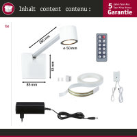 LED Bilderleuchte Adelia   2700K 370lm 230/24V 4,5W dimmbar Alu gebürstet