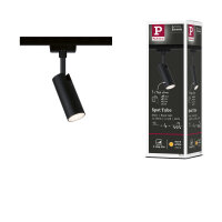 URail Schienenspot 3-Step-Dim Tubo Einzelspot  190lm 4W 3000K dimmbar 230V Schwarz matt