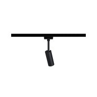 URail Schienenspot 3-Step-Dim Tubo Einzelspot  190lm 4W 3000K dimmbar 230V Schwarz matt