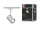 URail Schienenspot Luxe GU10  max.10W dimmbar 230V Chrom matt