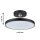LED Deckenleuchte Smart Home Zigbee 3.0 Hildor  2700K 2000lm 230V 25W dimmbar Schwarz matt, Chrom
