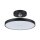 LED Deckenleuchte Smart Home Zigbee 3.0 Hildor  2700K 2000lm 230V 25W dimmbar Schwarz matt, Chrom