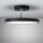 LED Deckenleuchte Smart Home Zigbee 3.0 Hildor  2700K 2000lm 230V 25W dimmbar Schwarz matt, Chrom