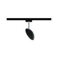 URail Schienenspot Sphere Einzelspot  600lm 7,4W 4000K dimmbar 230V Schwarz matt
