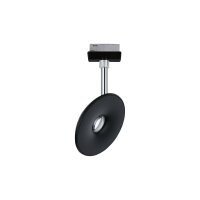 URail Schienenspot Sphere Einzelspot  600lm 7,4W 4000K dimmbar 230V Schwarz matt