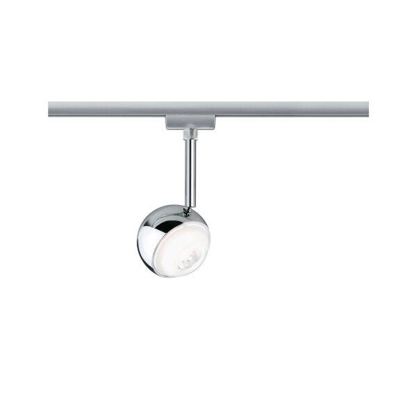 URail Schienenspot Capsule II Einzelspot  600lm 6,3W 4000K dimmbar 230V Chrom matt, Chrom