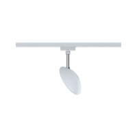 URail Schienenspot Sphere Einzelspot  493lm 7W 2700K dimmbar 230V Weiß, Chrom