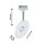 URail Schienenspot Sphere Einzelspot  493lm 7W 2700K dimmbar 230V Weiß, Chrom