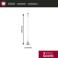 URail Pendel Sarrasani  E14  max. 20W  dimmbar 230V Chrom...