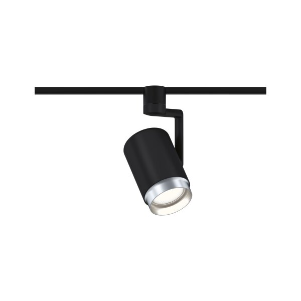 URail Schienenspot Asthene Einzelspot E27  max. 50W  dimmbar 230V Schwarz