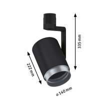 URail Schienenspot Asthene Einzelspot E27  max. 50W...