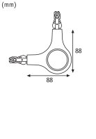 URail Verbinder L-Stück beleuchtet  123x57mm 5,3W...