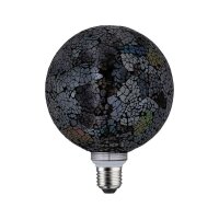 LED Leuchtmittel Globe G125 Miracle Mosaic Schwarz 5W = 40W E27 470lm warmweiß 2700K dimmbar