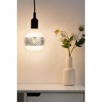 LED Filament Globe G125 4,5W = 37W E27 Ringspiegel Silber 470lm warmweiß 2600K DIMMBAR