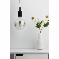 LED Filament Globe G125 4,5W = 37W E27 Ringspiegel Silber 470lm warmweiß 2600K DIMMBAR